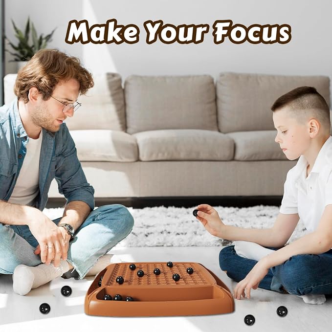 Magnet Game, Magnetic Game Board Games for Kids 8-12 and Adults, Magnet Chess Set Family Games Ideal for Family and Friend Games Night, 2-4 Players
