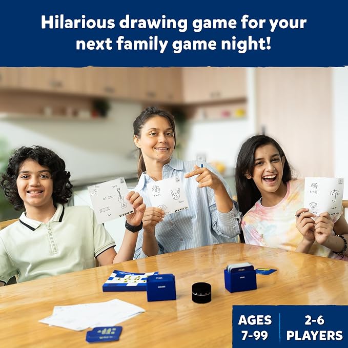 Skillmatics Card & Board Game – It’s Not It, Hilarious Drawing Game | Fast-paced Fun, Perfect for Family Game Nights, Race to Doodle, Gifts for Kids, Teens, Adults Ages 7, 8, 9, 10 & Up