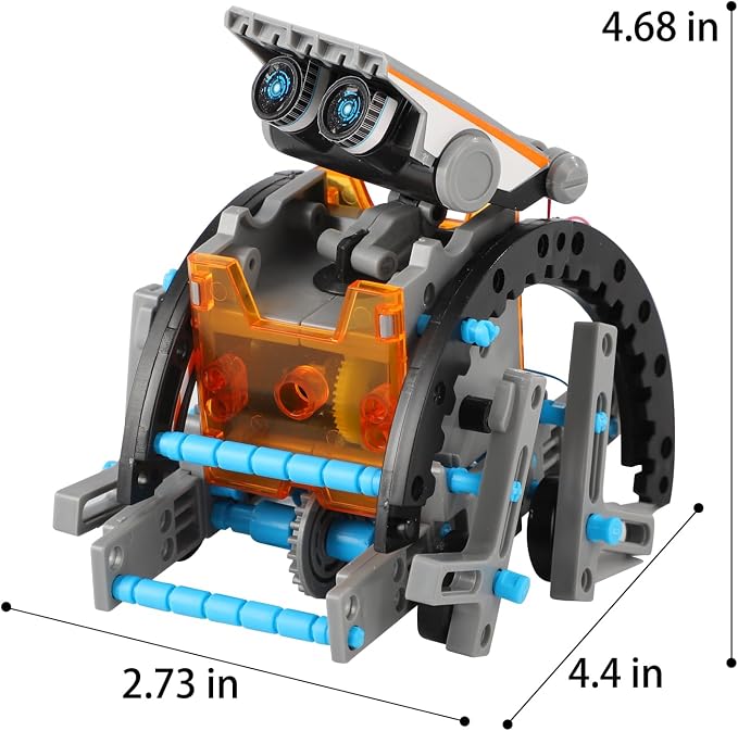 Lucky Doug 12-in-1 Solar Power Robot Building Kits Toys for Boys Girls Ages 8-13, STEM Kit Gifts for Kids 8 9 10 11 12 13 Years, DIY Educational Science Building Robotic Set Gifts for Teenagers