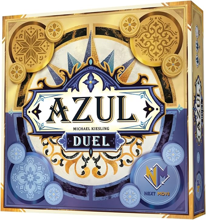 Asmodee Azul Duel Board Game - Competitive Head-to-Head Tile-Placement Strategy Game, Stunning Mosaic Art and Quick Gameplay for Kids & Adults, Ages 8+, 2 Players, 30-45 Minute Playtime | Competitive Head-to-Head Tile-Placement Strategy Game, Stunning ...