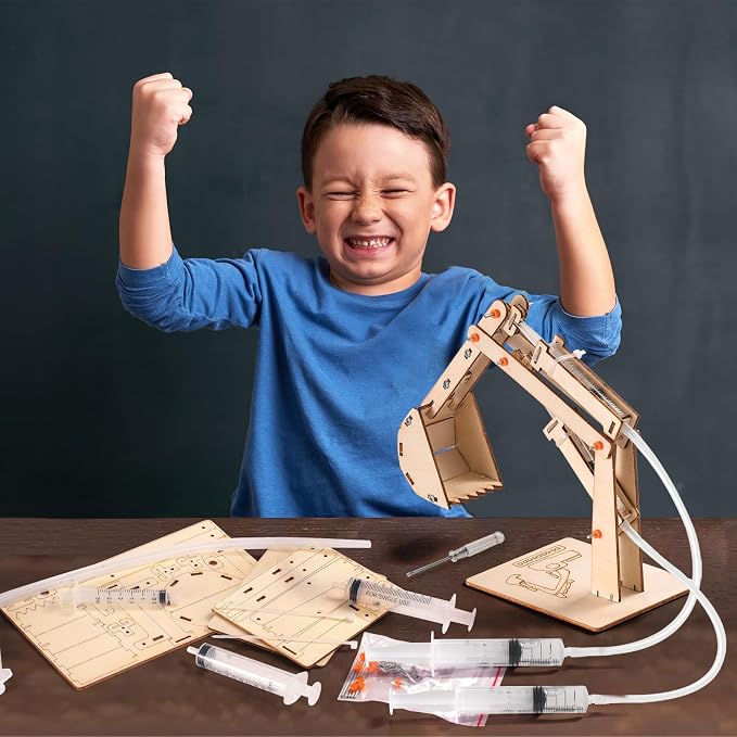 STEM Science Kits for Kids Age 8-10 8-12, Wood Building Crafts Kits for Boy | STEM Toys for Ages 8-13 9 10 11 12-14 Year Old Gifts Ideas, Science Engineering Experiment Kit 5-7, 3D Puzzles Projects 10-12