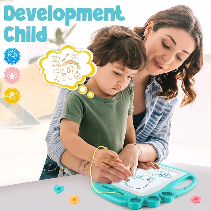 Magnetic Drawing Board, Toddler Toys for Age 3 Boys Girls, Toddler Drawing Board, Birthday Easter Christmas Halloween Kids Toy Gifts for Boys and Girls