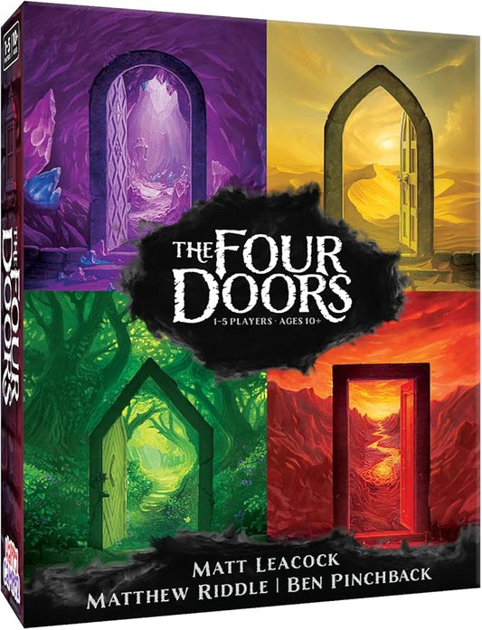 Happy Camper - The Four Doors | Cooperative Game by Pandemic and Forbidden Island Creator | Perfect for Solo Play, Two Players, and Small Groups | Portable Adventure Game
