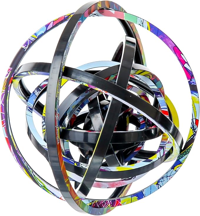 Spin Flip Puzzle - Abstract - Spin it, Flip it, Solve it! for Those who Love Brain teasers! Adult Fidget Toy. Great Gift for Mom, Dad, Teens, Men and Women