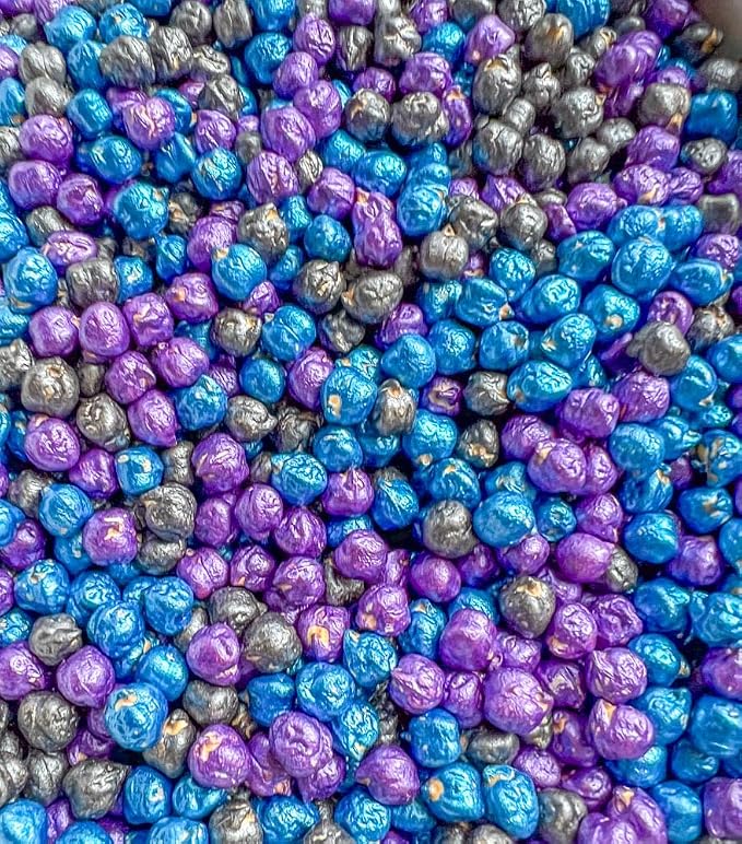 Colored Chickpeas for Sensory Play and Sensory Bins - Many Different Seasonal Colors (4 Cups, Outer Space 1)