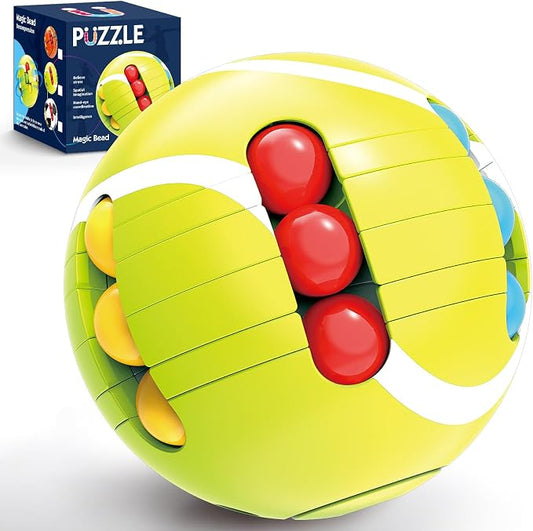 Puzzle Sport Ball Toys - 3D Brain Teasers and Puzzle Games for Kids and Adults, Fun Brain Memory Intelligence 2.5" Small Puzzles Magic Bead, Hand Sport, Adult Relieve Stress Teens and Kids Gifts