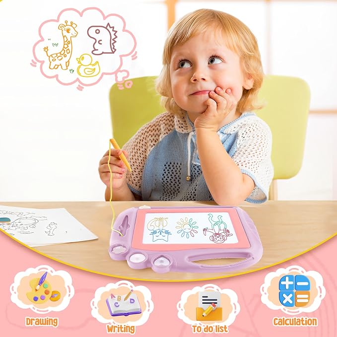 Magnetic Drawing Board for Boys Girls, Drawing Board, Birthday Easter Christmas Hallowee Toy Gifts for Boys and Girls