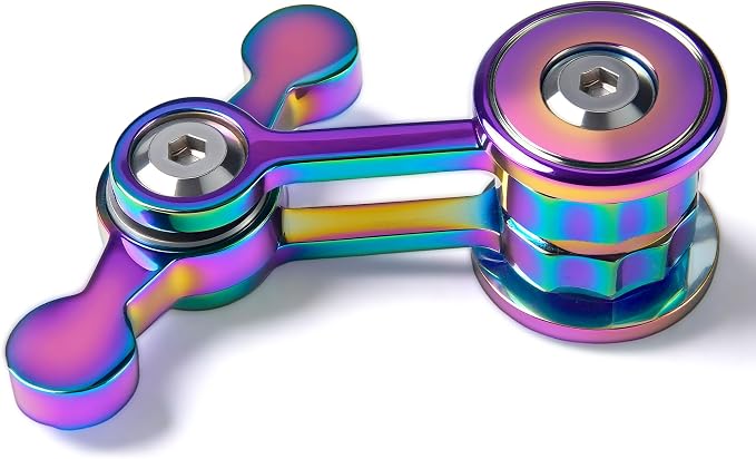 Fidget Spinner Toys for Adults Teen Boy, Metal Silent Figette Office Desk Toy Quiet Cool Gadgets Stuff Gifts for Teen Kid Anxiety Stress Relief Sensory ADHD Teacher Must Have