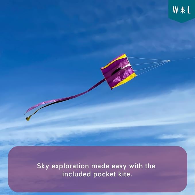 All-Weather Rebel Climate Science Kit, Ages 8+ | Includes a field guide, pocket kite, cloud journal, vortex maker, pin and head buff, a hands-on STEM exploration toy set