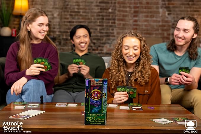 The Lord of the Rings The Two Towers Trick-Taking Game | A Cooperative Card Adventure! Strategy Game for Kids & Adults, Ages 10+, 1-4 Players, 20 Mins