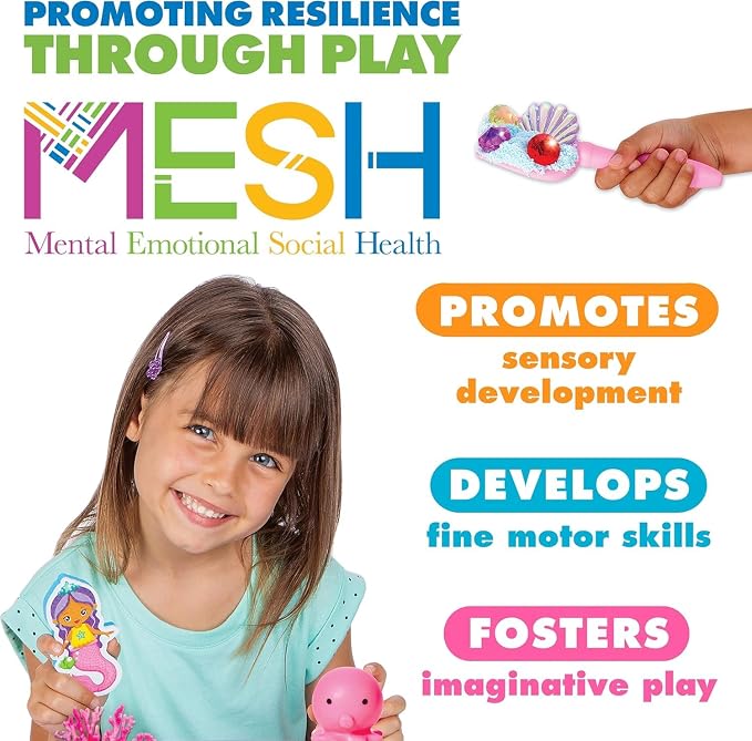 Creativity for Kids Sensory Bin: Mermaid - Mermaid Toys and Sensory Bins for Toddlers, Sensory Box and Bin Filler, Toddler Activities and Gifts for Girls (Ages 3+)