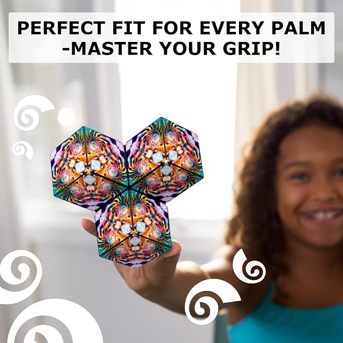 Shashibo DODECA Magnetic Puzzle Cube, Stress Relief Fidget Toy | 100+ Possible Shapes, Sensory Fidget Toy For Adults & Kids, Fun Shape Shifting Puzzle Box For All Ages