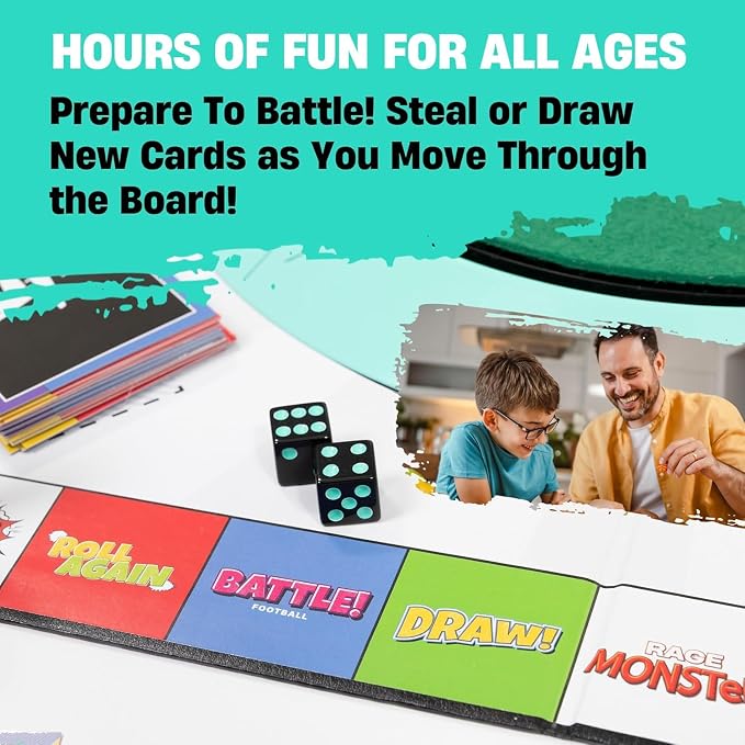 Dude Perfect Board Game with Soccer Add On; Action Packed Sports Challenges for Competitive Kids and Families | Perfect for Family Game Night; 2 to 5 Players; Ages 4 and up | With Soccer Expansion; Action Packed; Perfect for Family Game Night; 2 to 5 P...