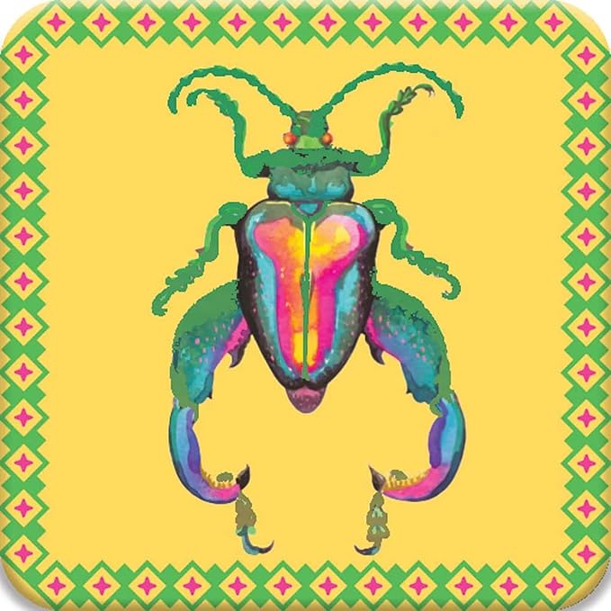 eeBoo Little Beetles Memory & Matching Game, Ages 3+, 1-4 Players | Introduces beetle species & vocabulary. Sharpens recognition, concentration & memory skills. Includes 36 tiles, 18 pairs