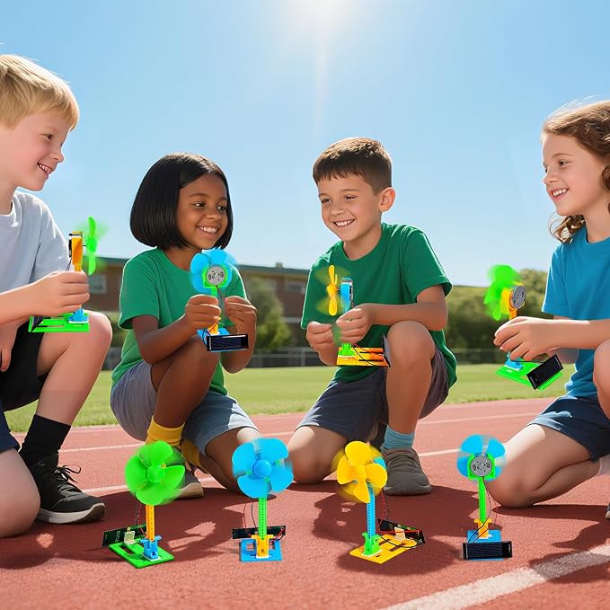 STEM Kits for Kids Science STEM Toys, 8 Bulk Solar Powered Crafts Boys Girl | Science Kits Experiments Activities for Kid Classroom School Gifts 2nd, 3rd, 4th, 5th Grade, Circuit STEAM Project Party Gift