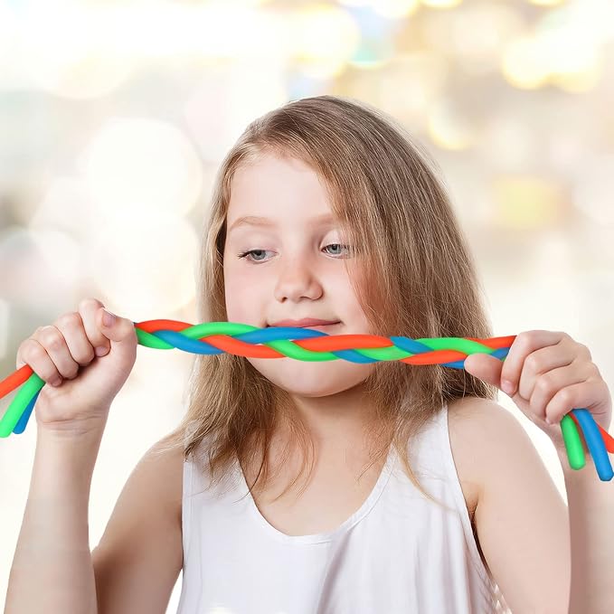 Sensory Toys for Kids,Fidget Stretchy Strings for Stress,12 pcs Thin | Sensory Toys Special Needs for Autistic ADHD Autism Children Toddlers Boys Girls,Halloween Christmas Party Favor