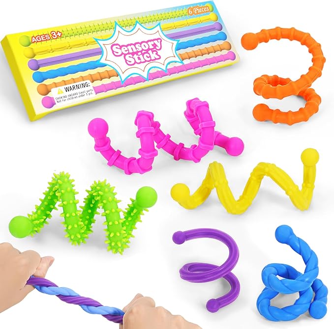 Sensory Fidget Toys for Kids with Autism & ADHD - Christmas & Birthday Stocking Stuffers Gifts for Boys & Girls & Teen & Adults, Quiet Fidget Toys for Classroom Calm Down Corner, Road Trip Essentials