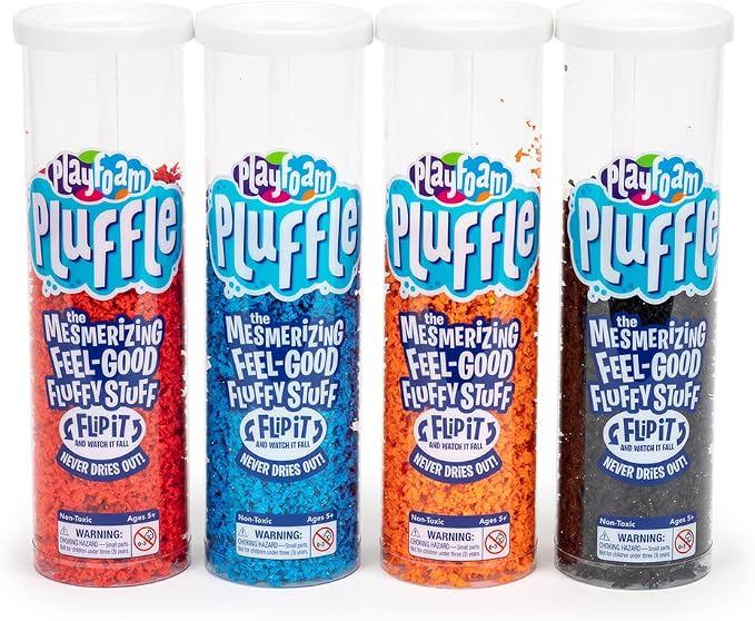 Educational Insights Pluffle 4-pack (Red, Blue, Orange, & Black)
