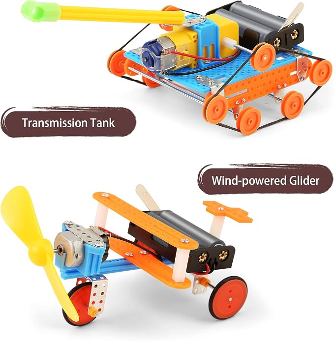 STEM Kits for Kids Science Experiment, Toy Crafts for Boys Birthday Gifts | Science Kits for Kids, STEM Toys, Robot Building Kits for Kids Engineering Projects, Electronic Robotics Activities