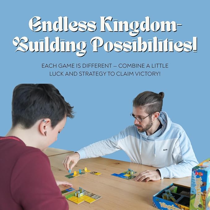 Blue Orange Games Kingdomino Award Winning Family Strategy Board Game, 2-4 players
