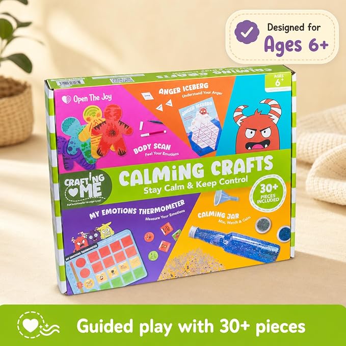Open The Joy Calming Crafts Kit – Kids Mindfulness & Stress Relief