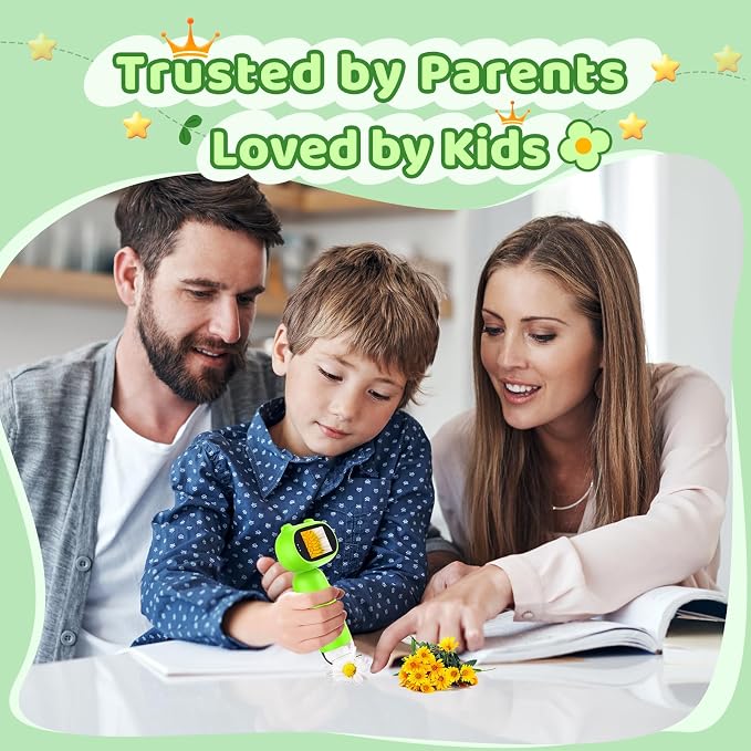 Leipan Pocket Microscope for Kids, 2'' IPS 1080P Magnifier with Light | 16MP Mini Digital Microscope 1000X, 8 LEDs, Compatible with PC, Includes 8GB card