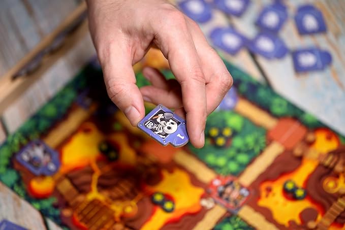 Toy Battle Board Game | Tactical Tile Placement and Troop Strategy Game with 8 Unique Terrains, Fun for Kids & Adults, Ages 8+, 2 Players, 15 Mins