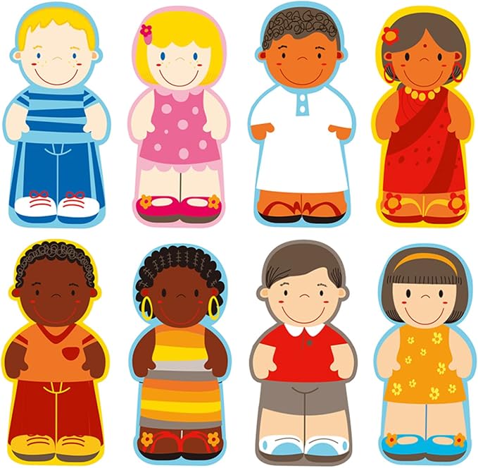 Wooden Puzzle for Toddlers 1-3, Children of The World Racial Cognition Toy | Dress-up Peg Puzzle Educational Toys, 24 Pieces Mix and Match Boys and Girls, Multicultural Diversity Toys for Kids