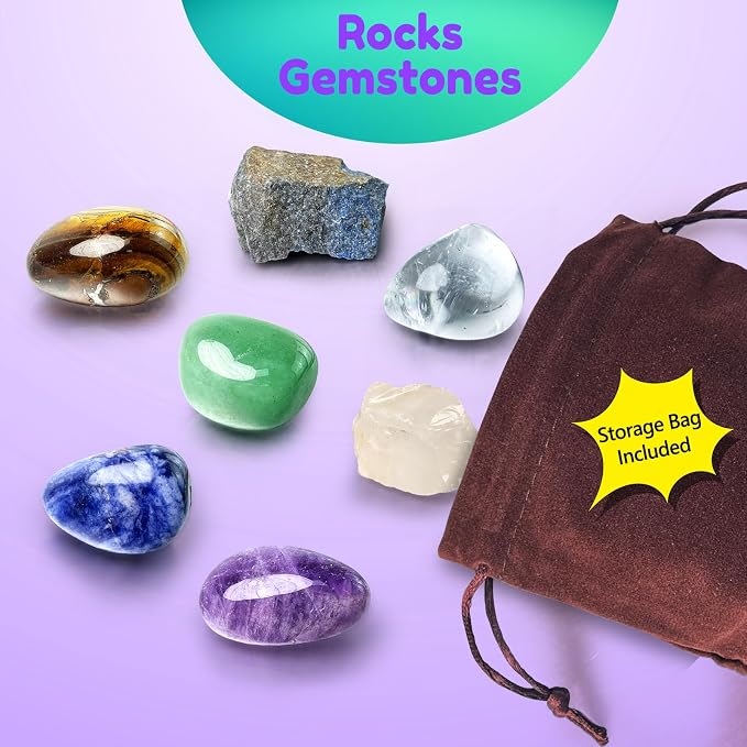 UNGLINGA Science Advent Calendar 2026 for Kids, 24 Days Experiments | Chemistry Set, Crystal, Gemstones, Magic, Christmas Birthday Countdown Gifts for Boys Girls
