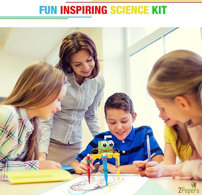 DIY Robotic Science Kits for Kids Age 8-12 6-8, STEM Projects for Kids Ages 8-12, Building Robot Kit Experiments, Educational Toys for Ages 8-13, Gifts for Boys & Girls Age 6 7 8 9 10 11 12 Years Old