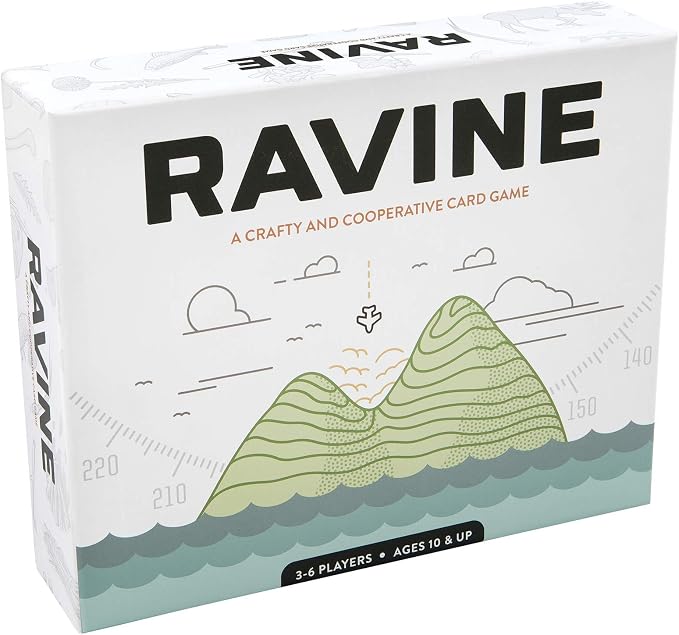 Stellar Factory Ravine: A Crafty and Cooperative Card Game | 193 casino-quality cards plus screen-printed wood tokens | 45-90 min playtime | great for families & experienced groups
