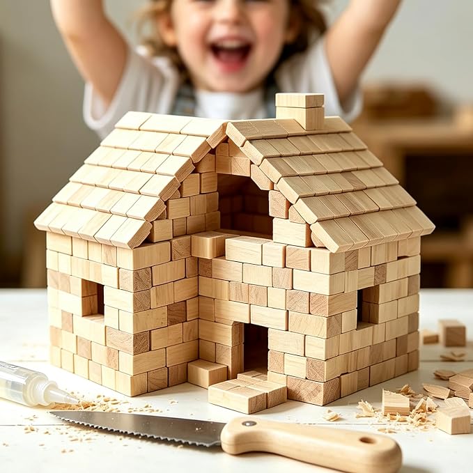 100Pcs Unfinished Wood Cubes,1/2Inch Wooden Blocks for Crafts | Blank Solid Wood Square Blocks for Painting, Craft Making, DIY,Building Model and Home Decor(100, 1/2 inch)