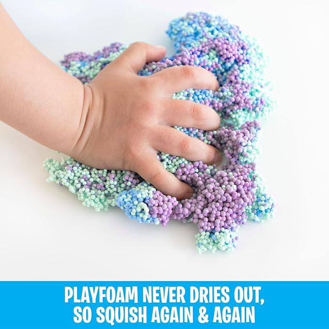 Educational Insights Playfoam Classic 4-pack - Preschool Sensory Toys for Kids, Moldable Squishy Modeling Foam, Fun Foam Slime for Kids 3-5, Mess-Free Toddler Sensory Bin Filler, Play Putty