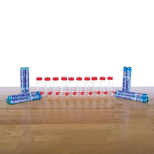 Steve Spangler Science Geyser Tube Chemical Reaction Experiment | For Kids, Amazing Geysers with Soda & Mentos Candy, School, Camp & Homeschool Science Kit, Includes 1 Tube