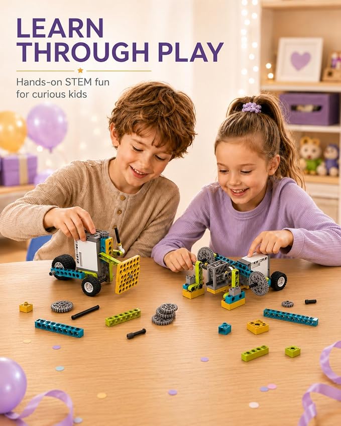 Veecafiodi Science Kits for Kids Age 8-12, 50 in 1 STEM Toys for Kids 6-12, Motorized Building Toy for Boys Girls, Educational Engineering Set, Birthday Gift