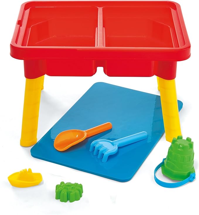 Kidoozie - Sand 'n Splash Activity Table | Scoop, pour and build at stand-up height - dual sensory bins with a cover for backyard mornings or playroom days, Ages 2+