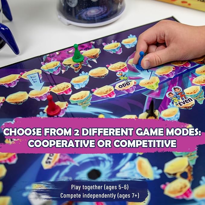 Sums in Space - Addition and Subtraction Math Games for Kids 5-7 | Practice Addition, Subtraction, Odds, Evens, Greater than Less Than and Cooperative Strategy For Kindergarten and 1st Grade