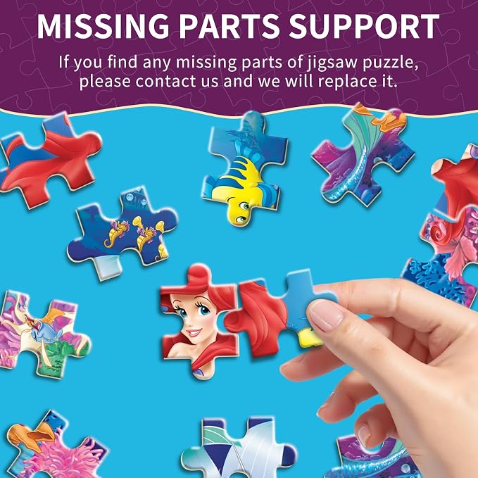 Toddler Puzzle Ages 3-8, 60 Piece Jigsaw Puzzle in Metal Box, Educational Learning Toys for Boys and Girls, Premium Puzzle Games