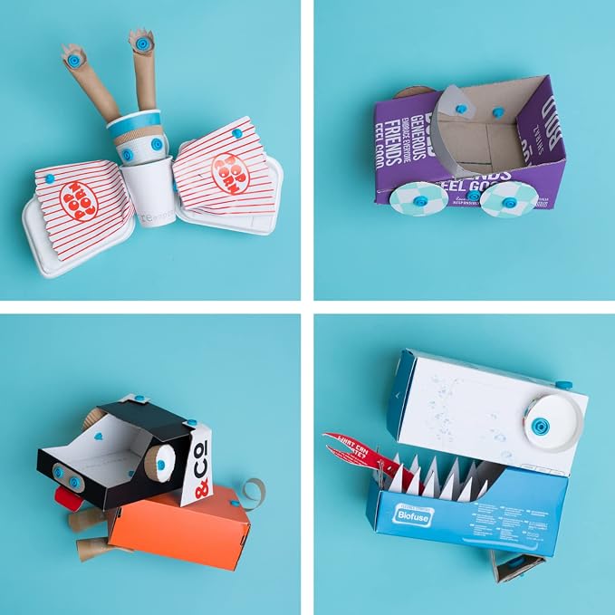 Makedo SCRU 180 | 180 Piece Set for Kids Age 4+ | Perfect for Classroom STEM and STEAM Learning | At Home Play and Classroom Learning | STEM and STEAM Educational Toys | Reusable Tools for Boys and Girls Age 4+