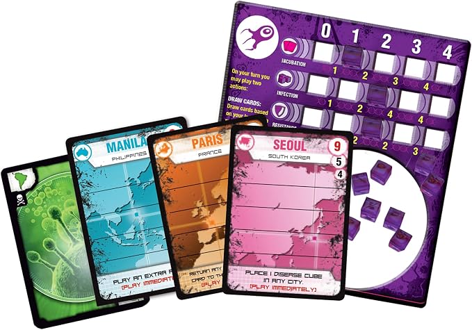 Pandemic Contagion Board Game - Become the Disease in This Standalone Strategy Game! Cooperative Game for Kids & Adults, Ages 13+, 2-5 Players, 30 Minute Playtime, Made by Z-Man Games