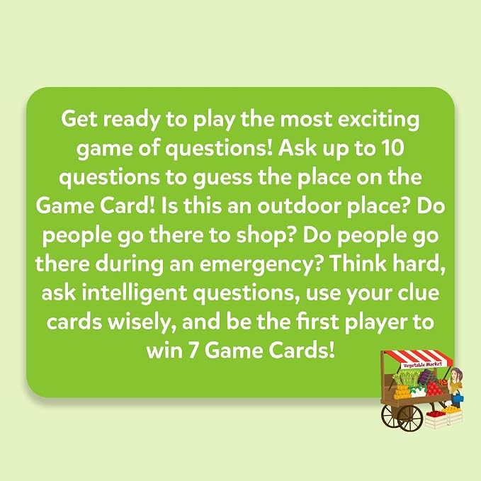 Skillmatics Guess in 10 Around Town – Card Game for Kids & Families | Perfect for Boys, Girls & Kids, Travel Friendly Card & Board Games, Gifts for Ages 6, 7, 8, 9 & Up