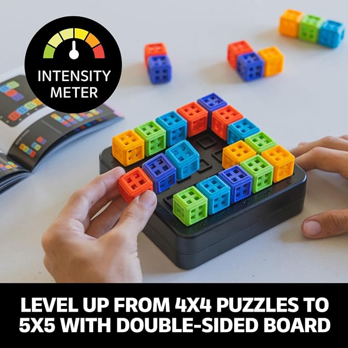 Educational Insights Kanoodle SudoQube - 3D Brain Teaser Puzzles for Kids Ages 8-10, Travel-Friendly Pocket Sudoku Game, Brain Games for Adults, Teens, and Kids, Single Player Puzzle Games