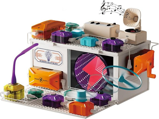 Dollox Science Kits for Kids, Electrical Circuit Exploration Kit with 380+ Projects, Educational Electronics Toy for Boys and Girls, Perfect for Christmas Stocking Stuffers and Birthday Gifts