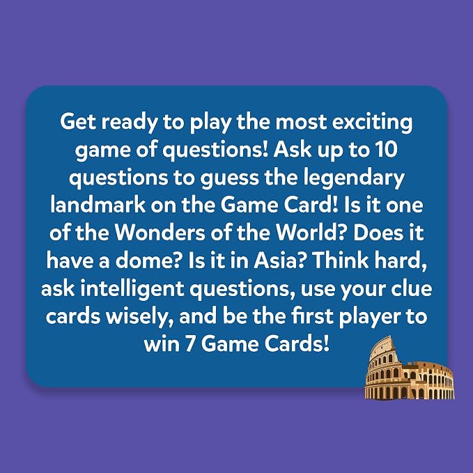 Skillmatics Guess in 10 Legendary Landmarks – Educational Travel Toy | For Boys, Girls & Kids Who Love Card Games, Geography, History & Trivia, Gift for Ages 8, 9, 10 & Up