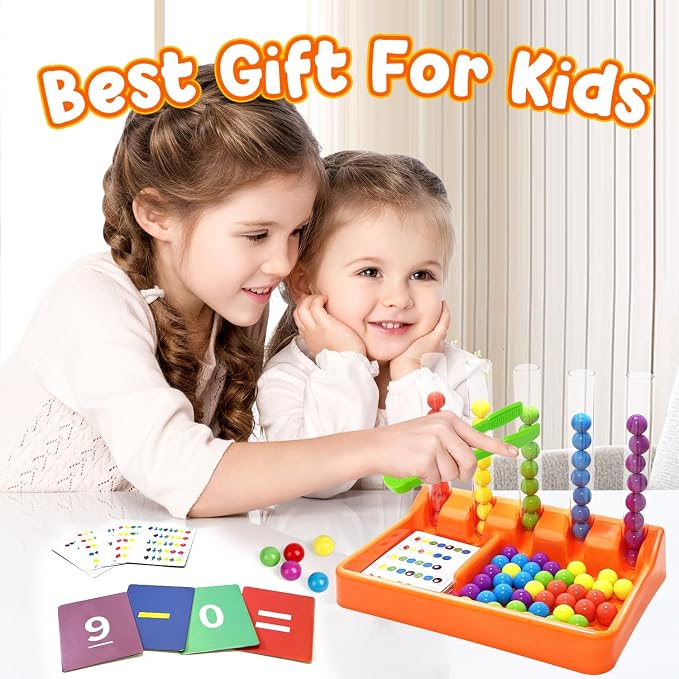 Counting and Color Sorting Kit Toy, for Kids 3 4 5 6 7 8 Year Old | Preschool Kindergarten Learning Activities, Math Manipulatives Supplies Matching Games, Educational Montessori Toys