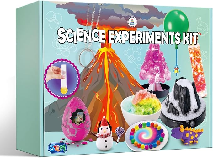 UNGLINGA Science Kits for Kids with 50 Experiments Chemistry Set