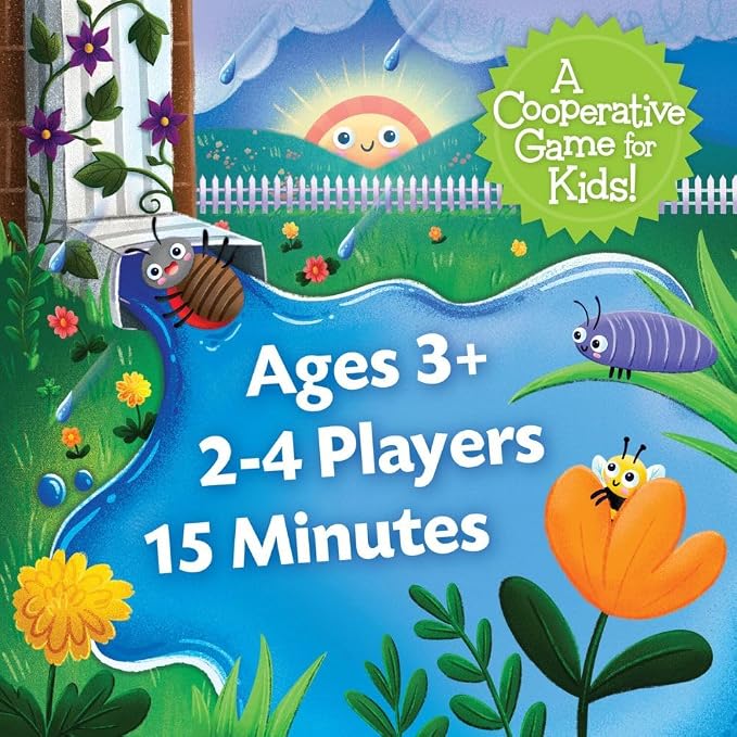Peaceable Kingdom Down the Waterspout Cooperative Board Game | A cooperative game where players team up to win together, for 2-4 players. Ages 3+.