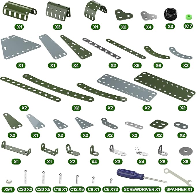 Lucky Doug Building Toys Model Airplane Set - DIY Building Stem Projects Toys for Kids Boys Ages 8-12, Assembly Science Toys for Model Fans