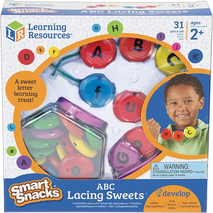 Learning Resources Smart Snacks ABC Lacing Sweets