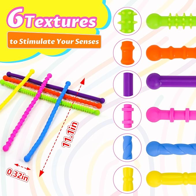 Sensory Fidget Toys for Kids with Autism & ADHD - Christmas & Birthday Stocking Stuffers Gifts for Boys & Girls & Teen & Adults, Quiet Fidget Toys for Classroom Calm Down Corner, Road Trip Essentials
